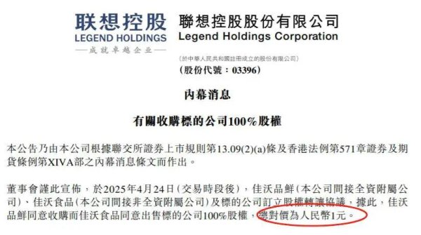 股票配资专业 6年亏43亿，三文鱼第一股*ST佳沃资不抵债！联想控股再次“流血式”急救...